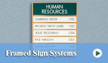 Framed Signs